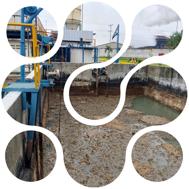 Lodo en empresa polímero catiónico